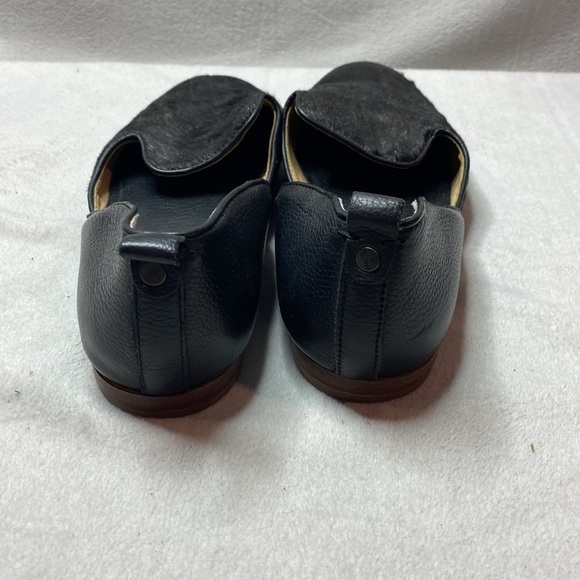Latigo Albany Black Pony Hair/Leather slip on Flats size 8.5 - Picture 3 of 5
